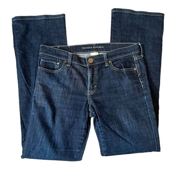 Banana Republic Dark Wash Bootcut Jeans Size 30 - Picture 1 of 7
